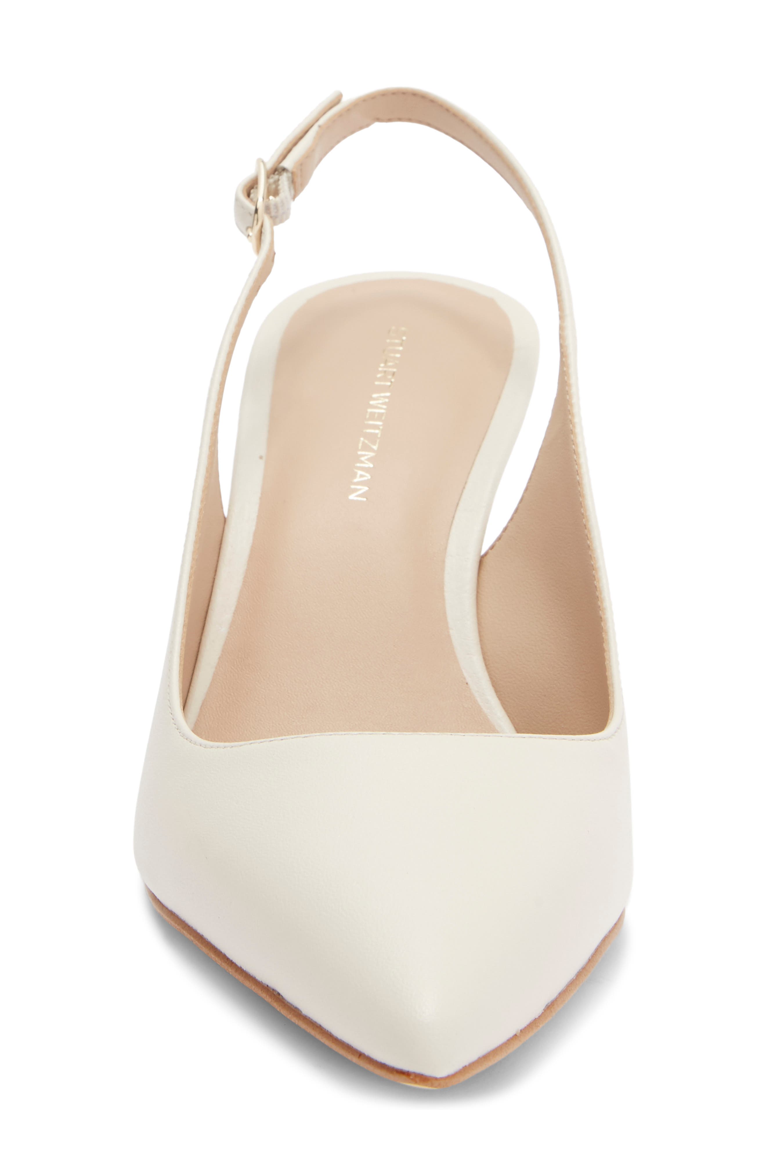 Isla Slingback Pump, Alternate, color, CHALK LEATHER