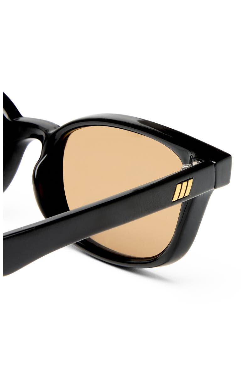 Gender Inclusive Echelon 52mm Rectangle Sunglasses, Alternate, color, BLACK/ YELLOW