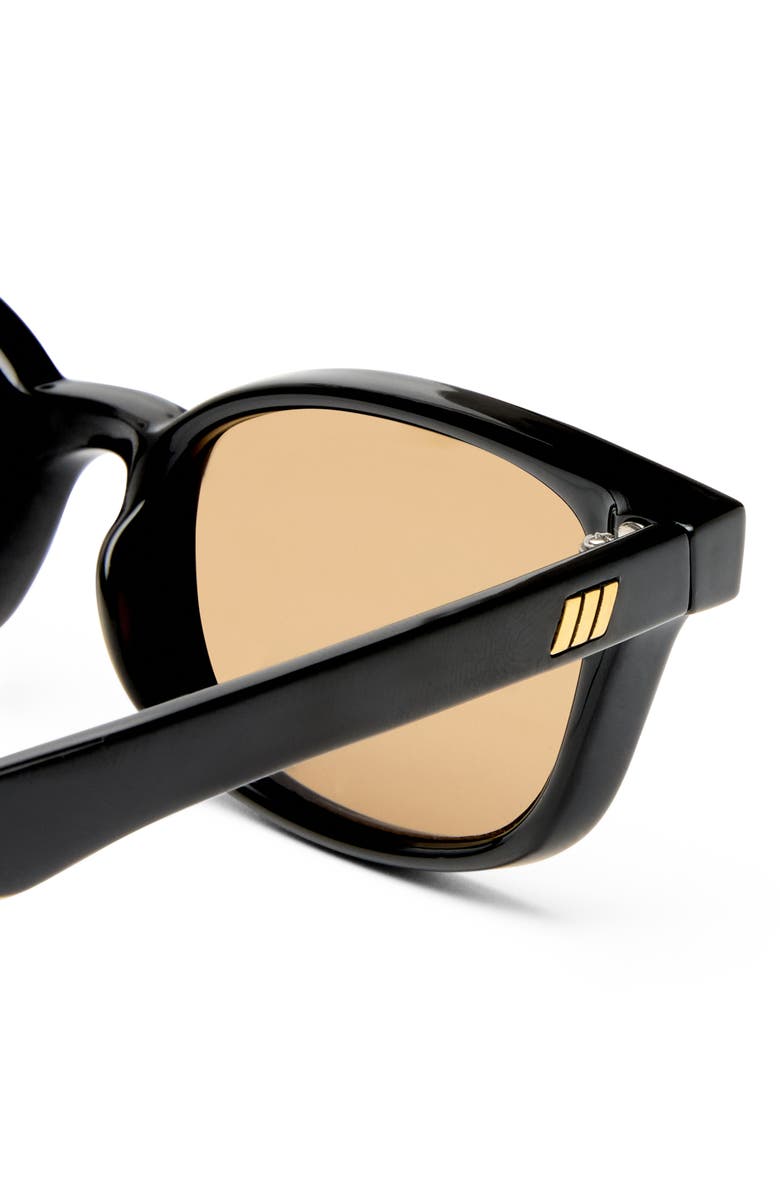 Le Specs Gender Inclusive Echelon 52mm Rectangle Sunglasses, Alternate, color, Black/ Yellow