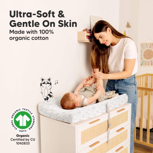 Keababies 2-pack Soothe Changing Pad Covers In Multi