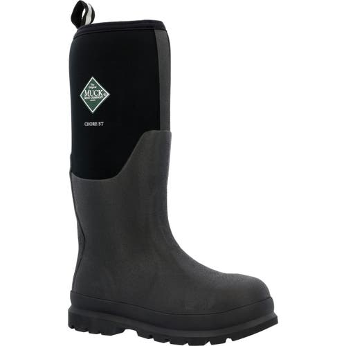 Muck Chore Steel Toe Boot In Black