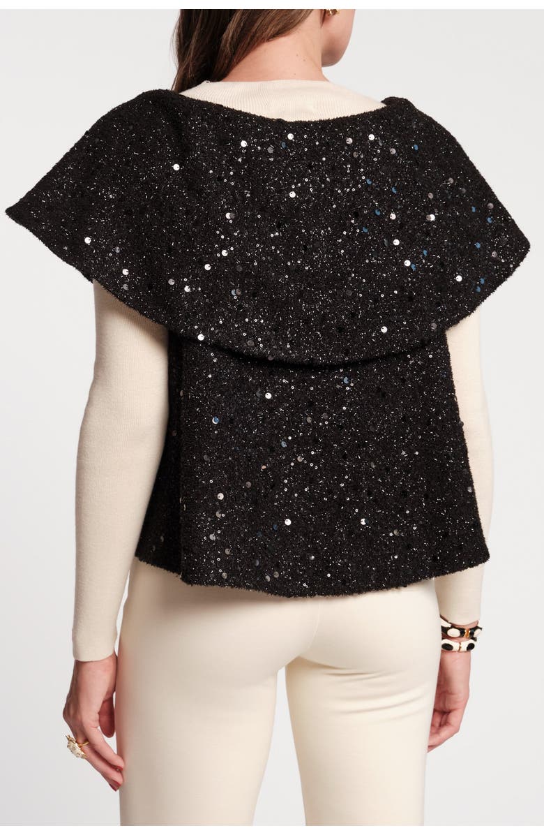 Frances Valentine Peyton Swing Jacket, Alternate, color, Black