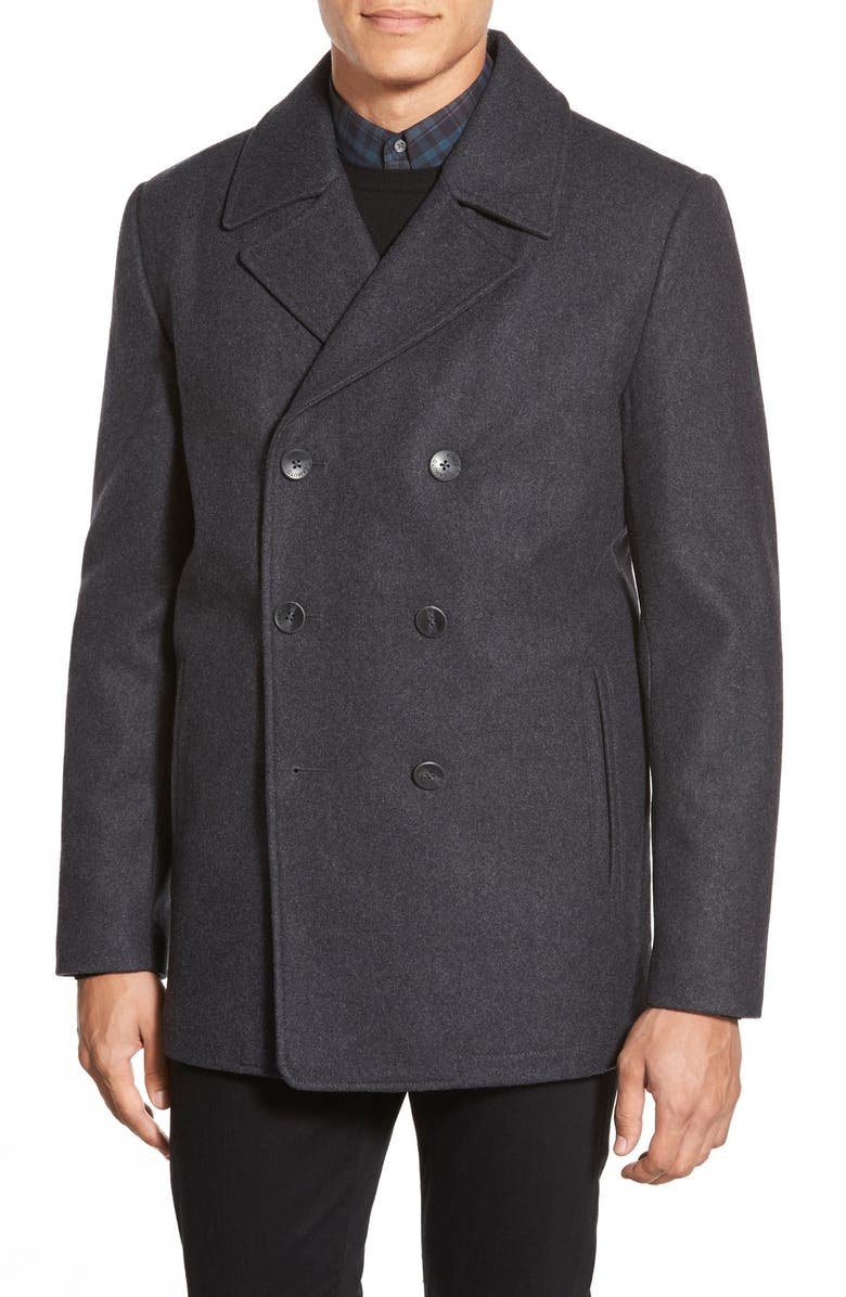 Vince Camuto Classic Peacoat, Main, color, 