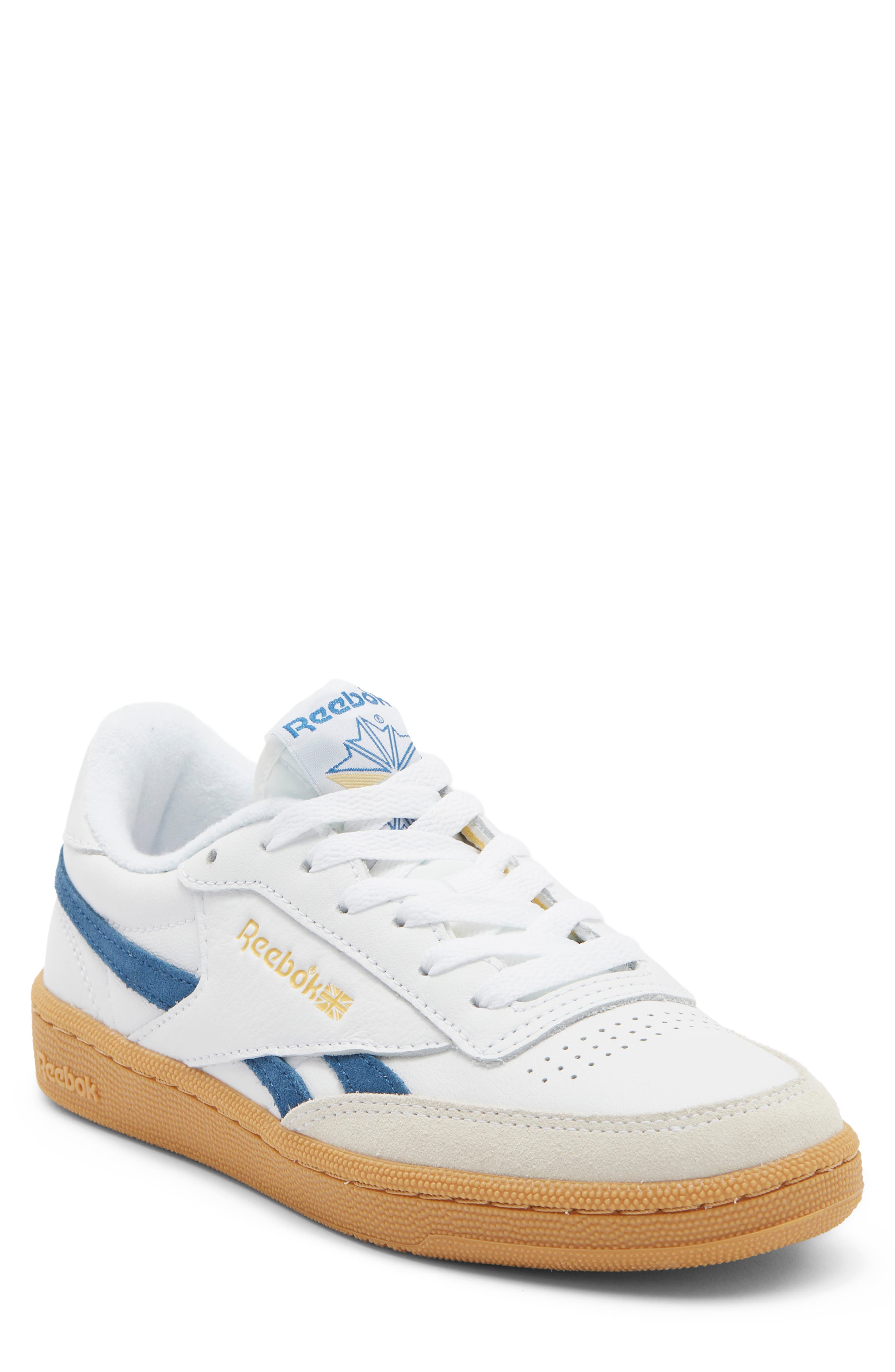 Club C Revenge Sneaker, Main, color, WHITE/ATHLETICBLUE/GUM