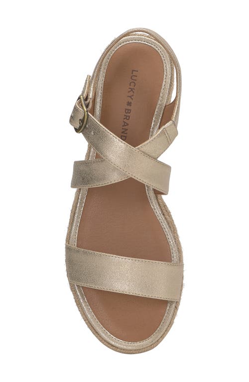 LUCKY BRAND LUCKY BRAND TRIANNA STRAPPY PLATFORM SANDAL