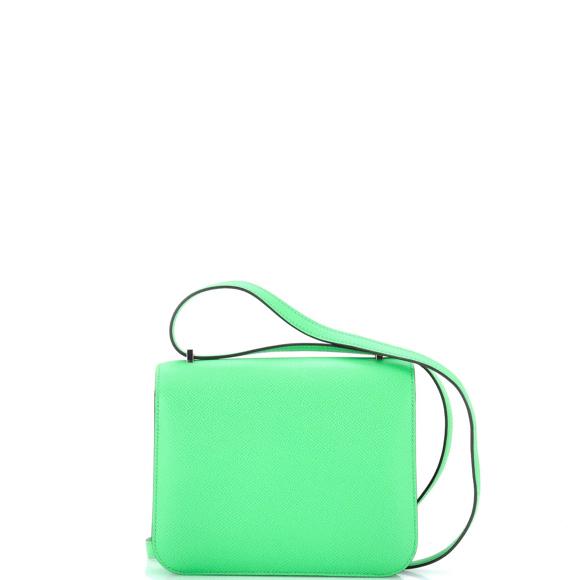 Pre-Owned Hermes Constance NM Bag Epsom 18, Alternate, color, Vert Comics