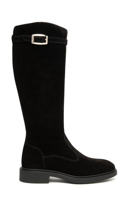 Nerogiardini Buckle Riding Boot In Black