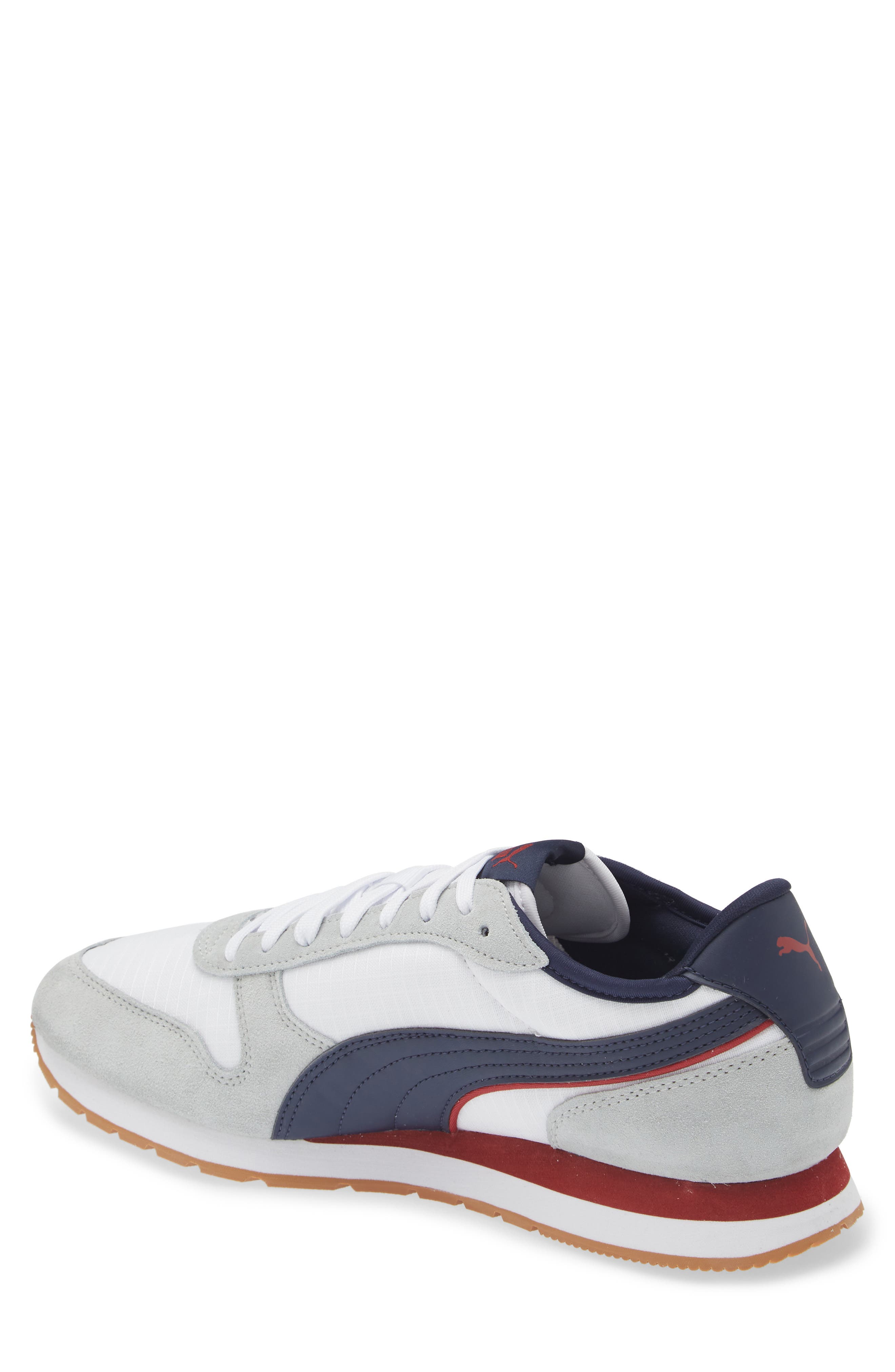 PUMA SR Siege Sneaker, Alternate, color, Smokey Gray-Puma Navy-Red
