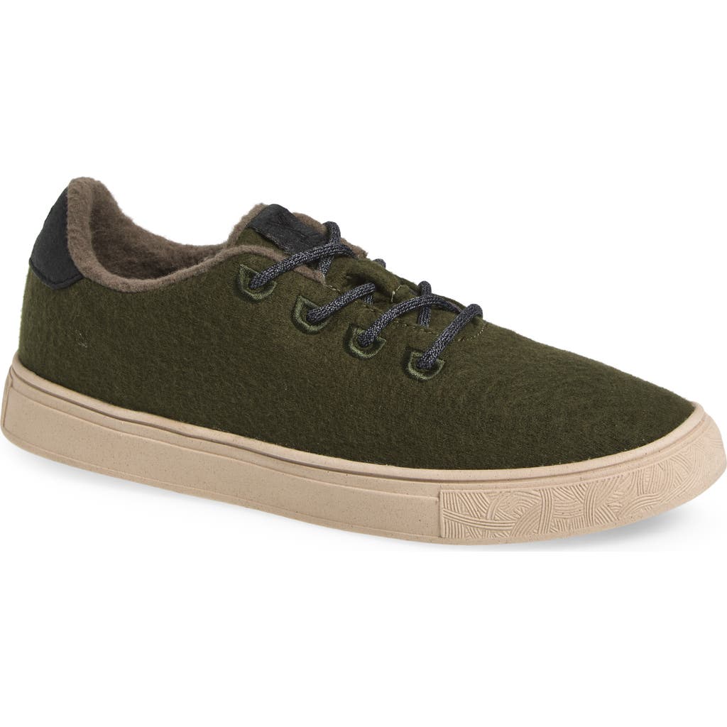 Yy Nation Cirro Wool Blend Water Resistant Low Top Sneaker In Green