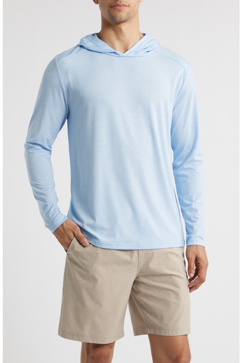 The Seabreeze Performance Pullover Hoodie, Main, color, BLUE GLOW