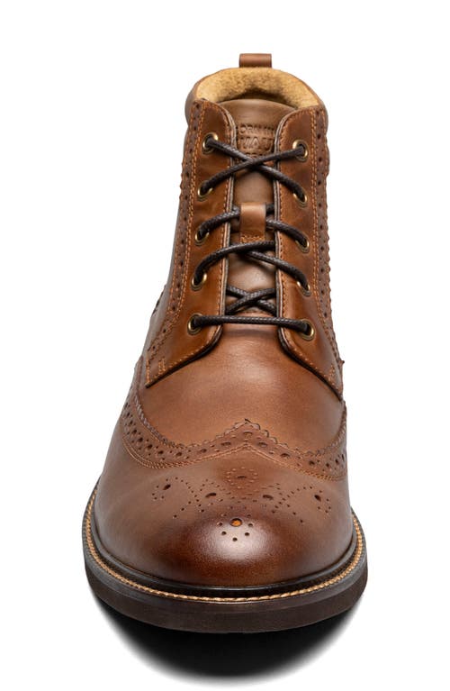 Nunn Bush Odell Ii Wingtip Boot In Tan Ch