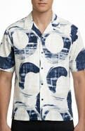 Report Collection Abstract Print Camp Shirt