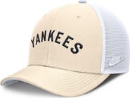 Nike Men's Nike  Natural New York Yankees Cooperstown Collection Dri-FIT Rise Trucker Adjustable Hat