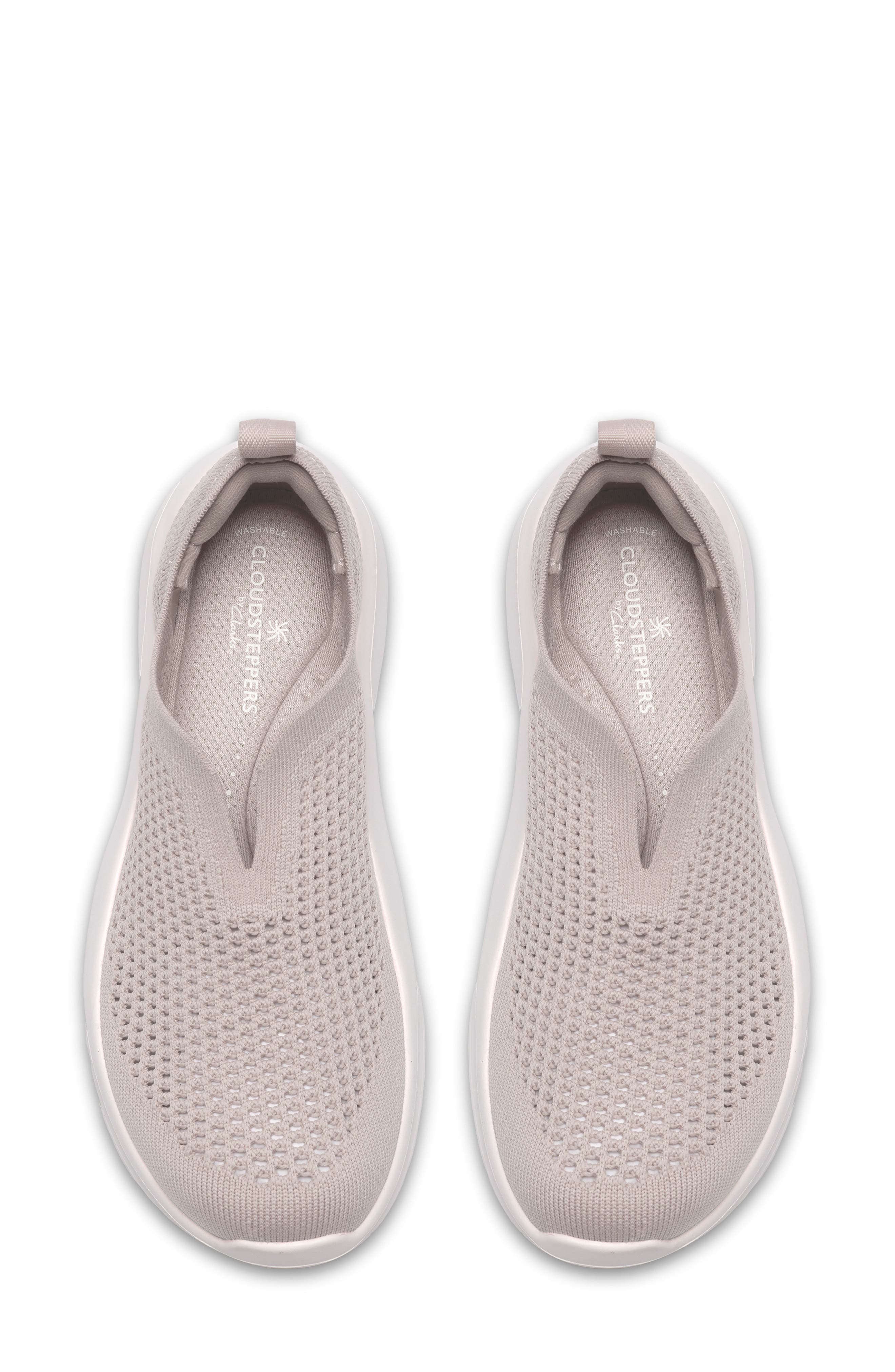 Clarks<sup>®</sup> Solevana Slip-On Sneaker, Alternate, color, Pale Grey
