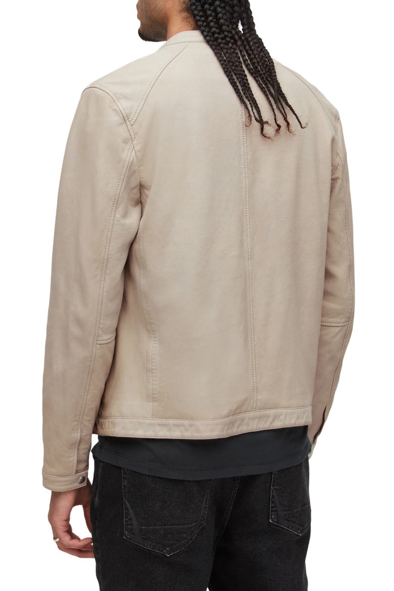 Marina Leather Jacket, Alternate, color, CLIFFTOP TAUPE