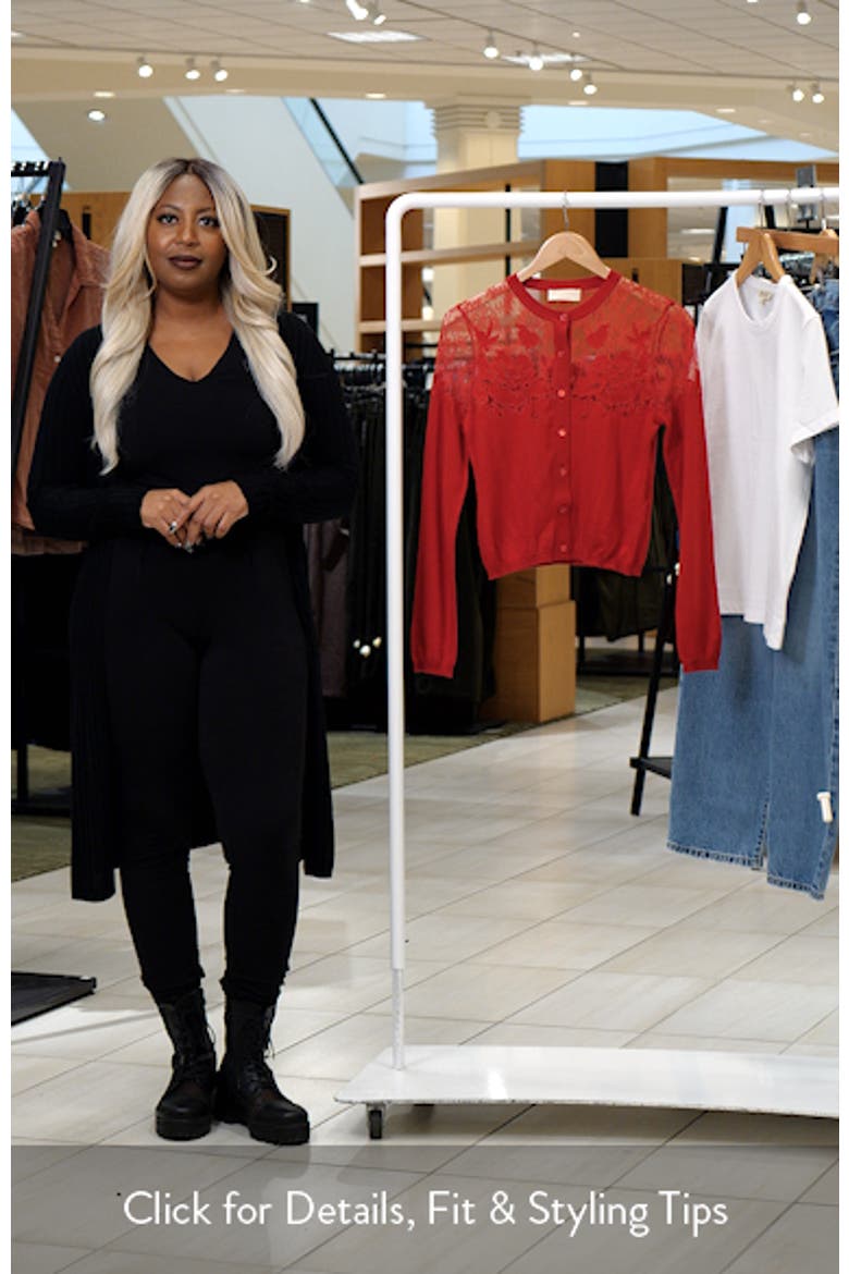 Talia Lace Cardigan video