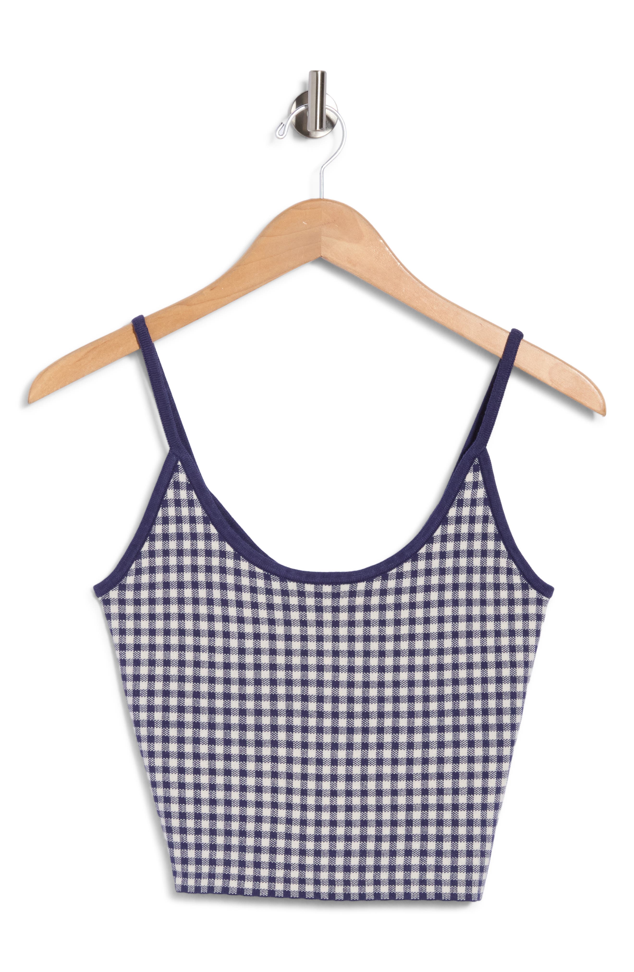 selected NAVY GINGHAM