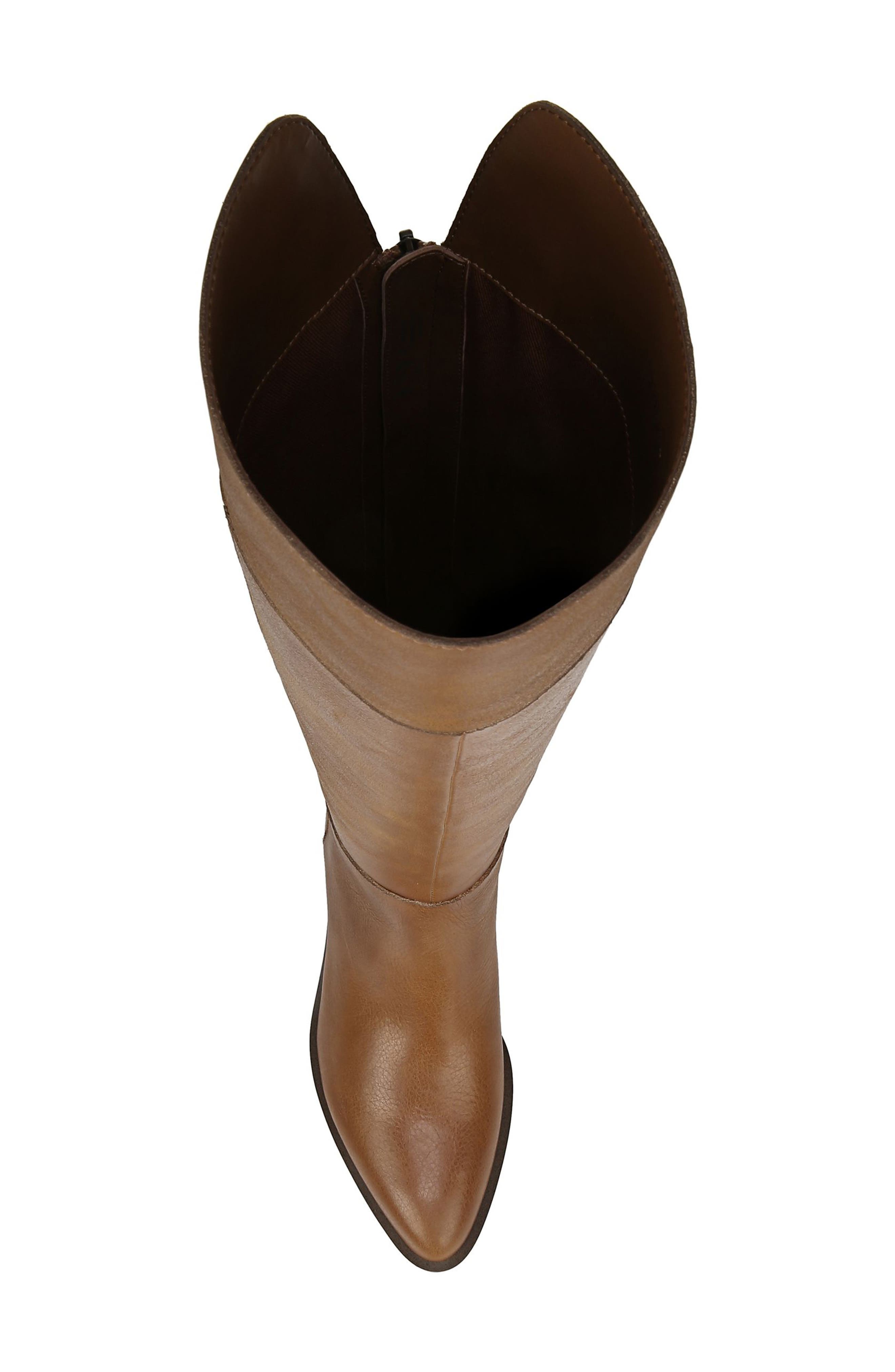 Daya Knee High Boot, Alternate, color, COGNAC LEATHER
