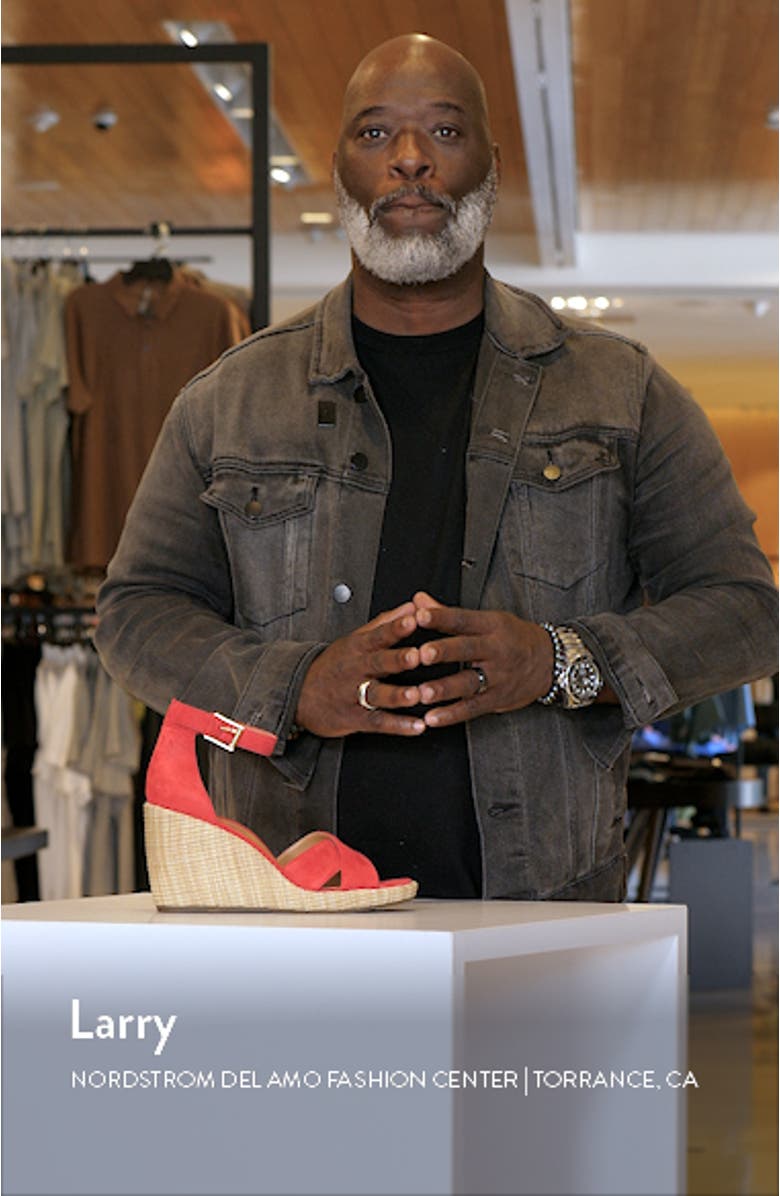 Marina Ankle Strap Wedge Sandal, sales video thumbnail