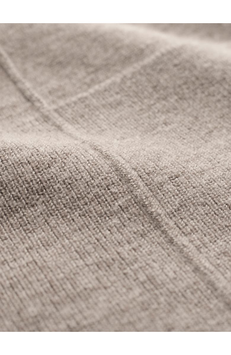 Celtic & Co. Drape Funnel Neck Sweater, Alternate, color, Undyed Biscuit