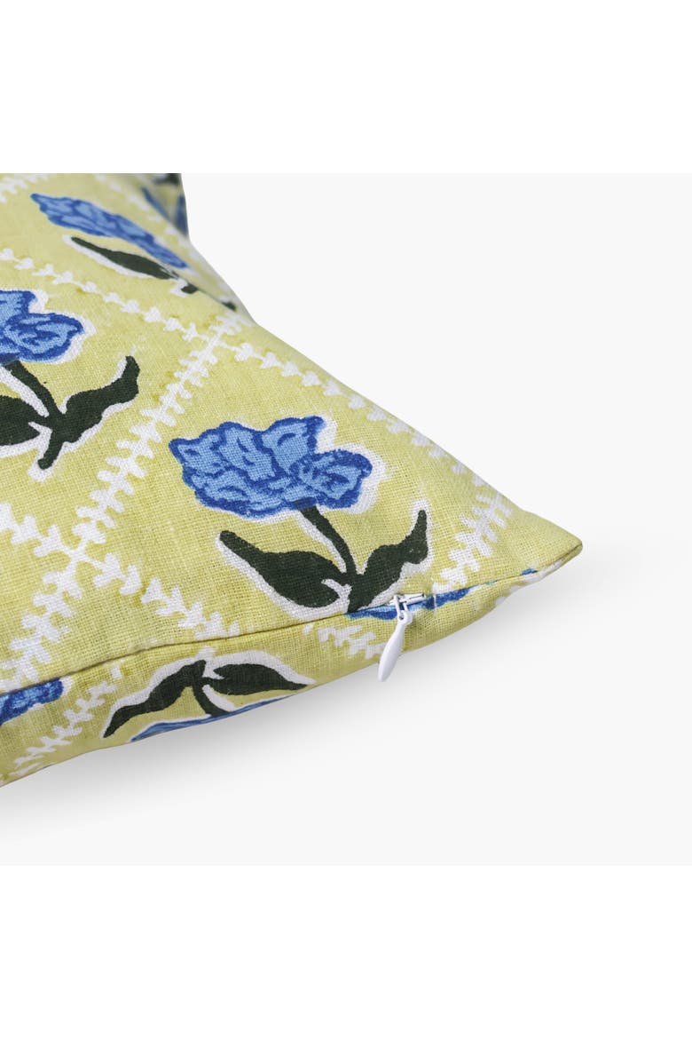 Noor Lumbar Throw Pillow Cover, Alternate, color, Butter Yellow