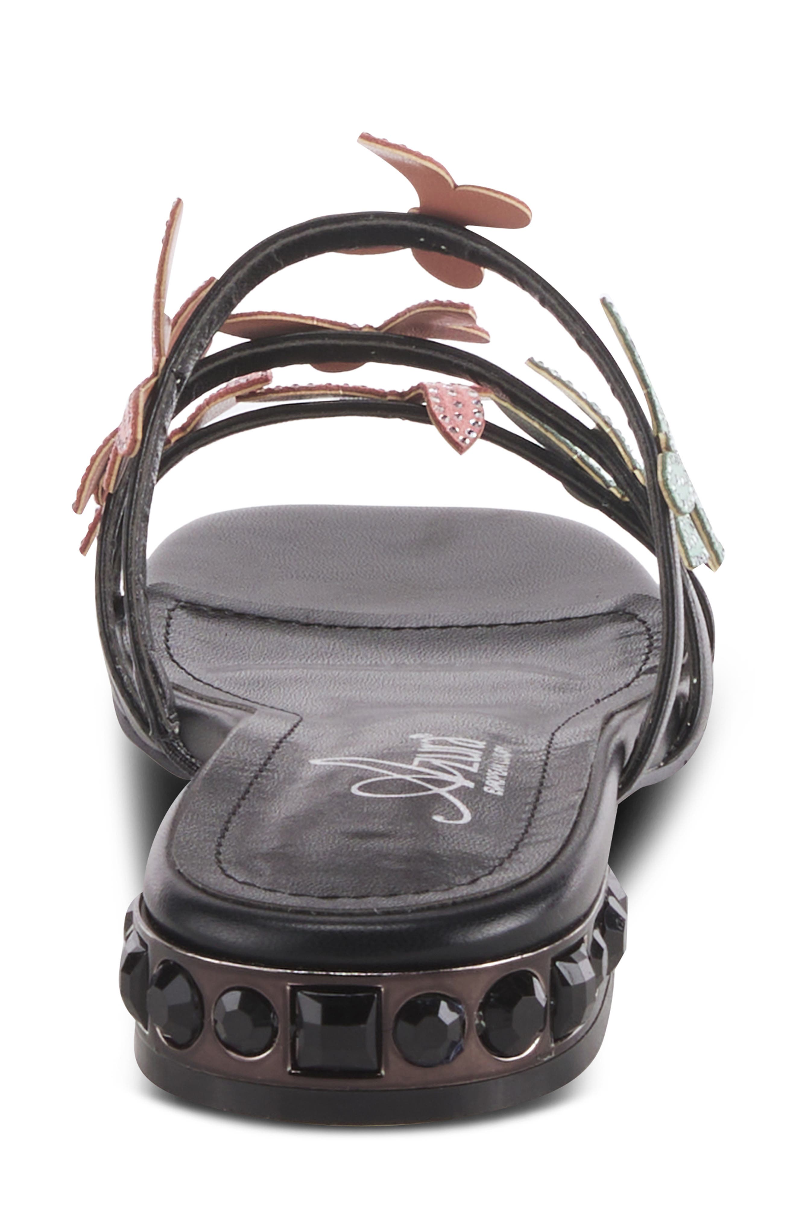 AZURA BY SPRING STEP Liron Slide Sandal, Alternate, color, Black Multi