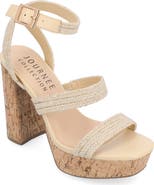 Journee Collection Sienne Platform Sandal