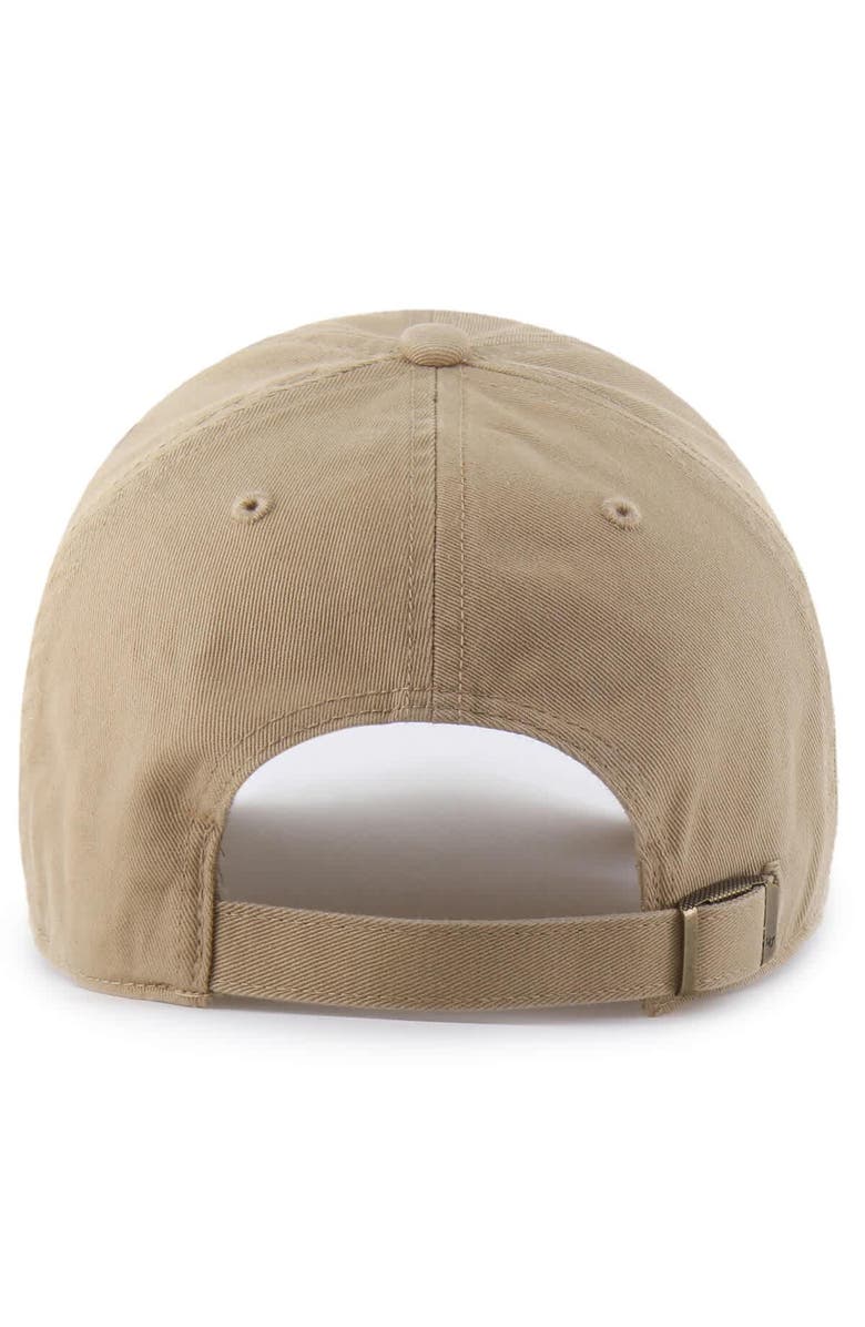 '47 Men's '47  Khaki Tennessee Titans Primary Logo Clean Up Adjustable Hat, Alternate, color, Khaki