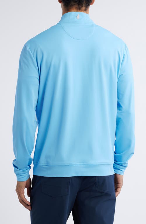 Johnnie-o Motion Performance Quarter Zip In Maliblu