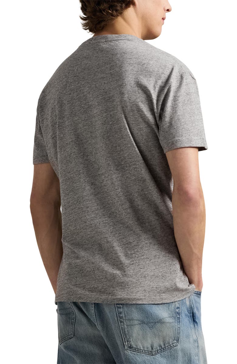 Polo Ralph Lauren Logo Graphic T-Shirt, Alternate, color, Dark Vintage Heather