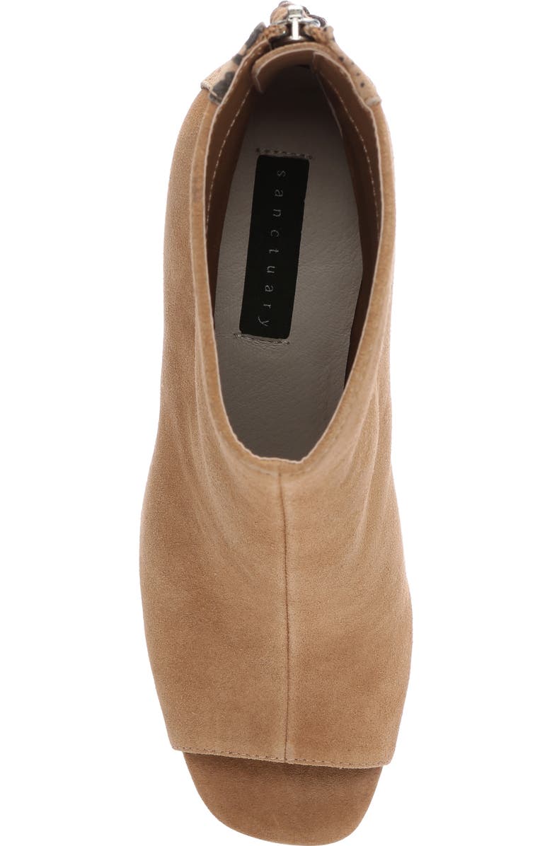 Sanctuary Romp Open Toe Boot, Alternate, color,