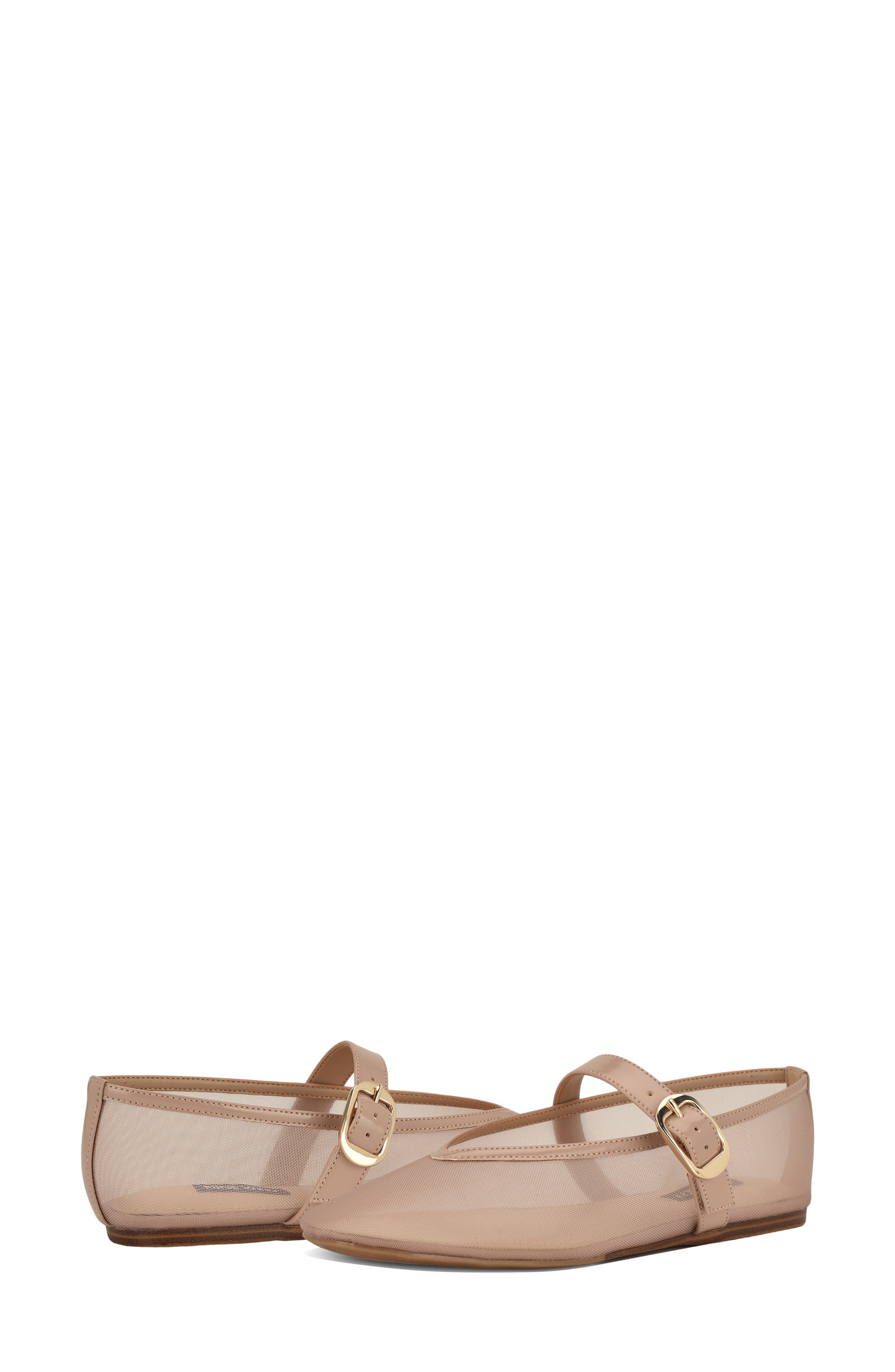 Vanceen Mary Jane Flat, Alternate, color, LIGHT NATURAL