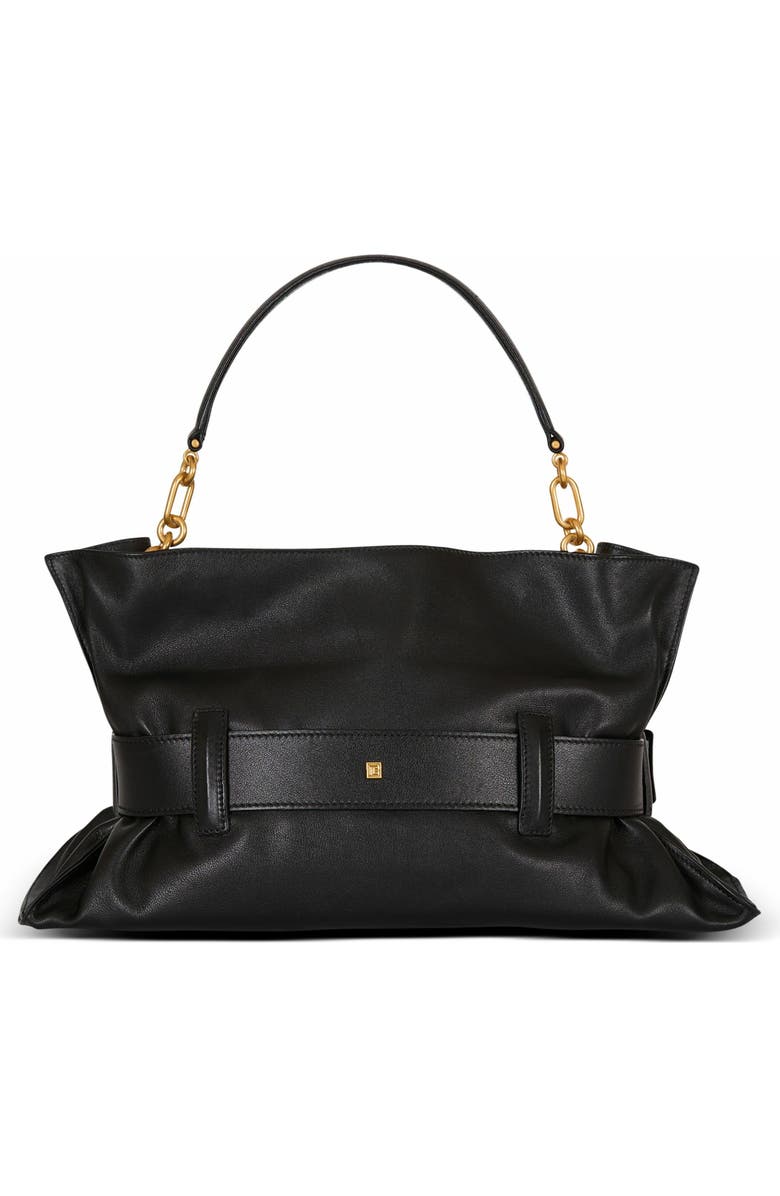 Balmain Medium Anthem Shoulder Bag In Leather, Alternate, color,