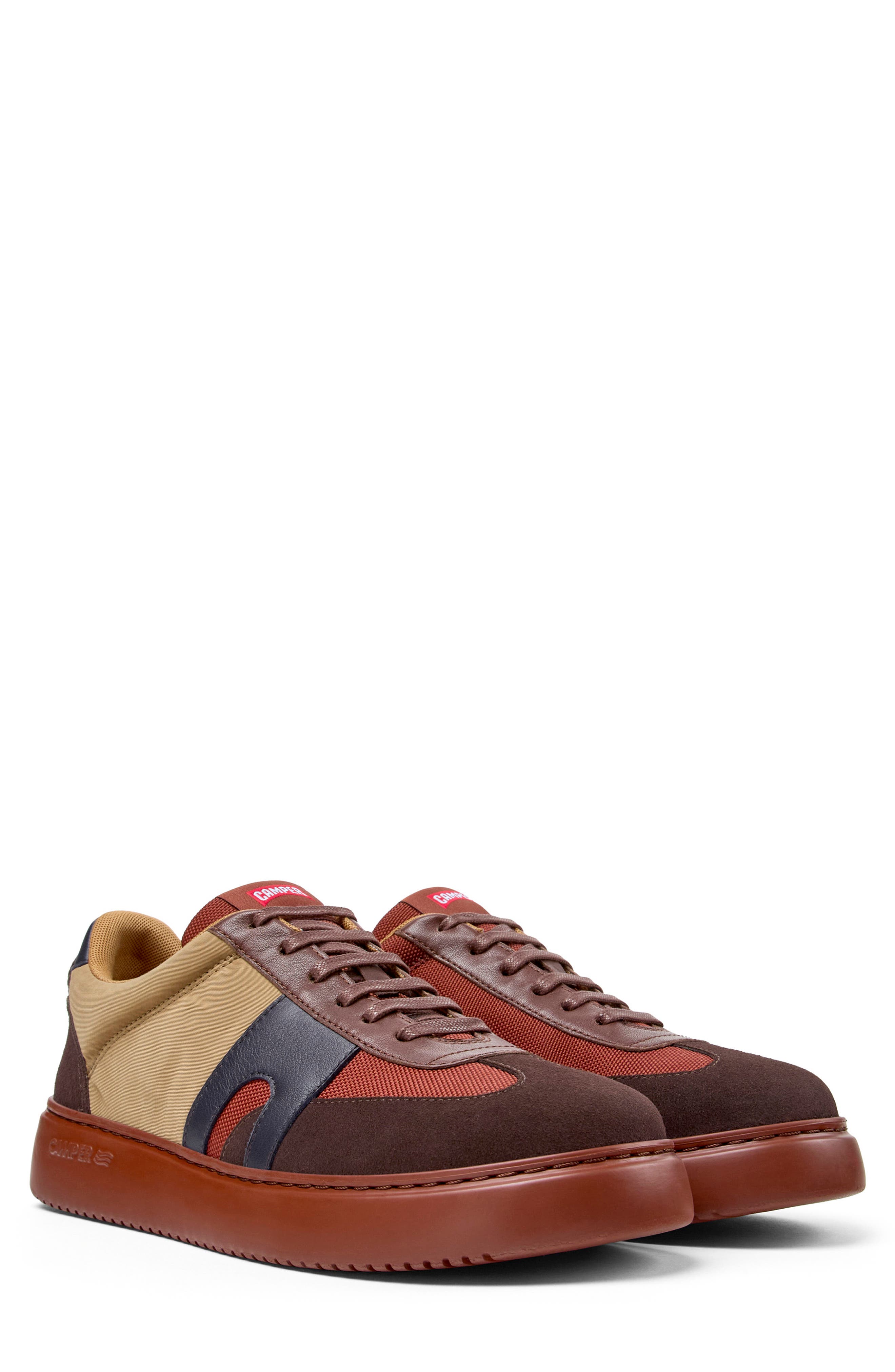 BURGUNDY AND TAN