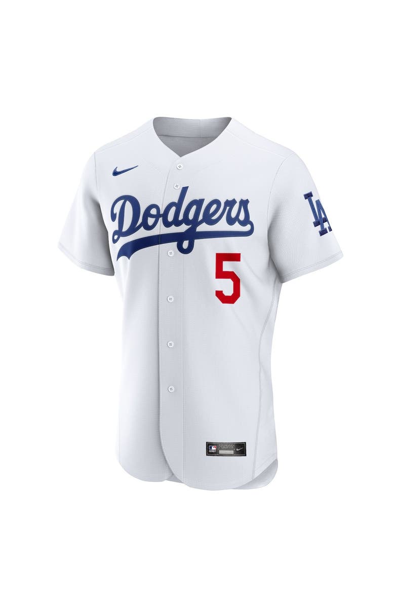 Nike Men's Nike Freddie Freeman White Los Angeles Dodgers Authentic Player Jersey, Alternate, color,