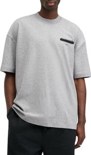 AllSaints Redact Embroidered Graphic T-Shirt