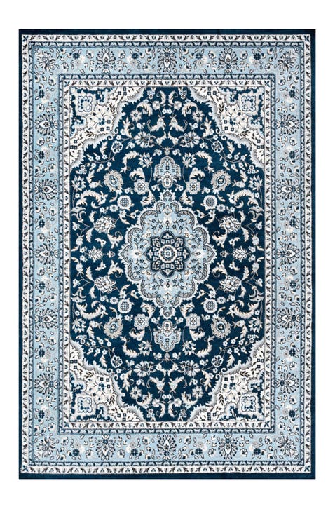 Palmette Modern Persian Floral Area Rug