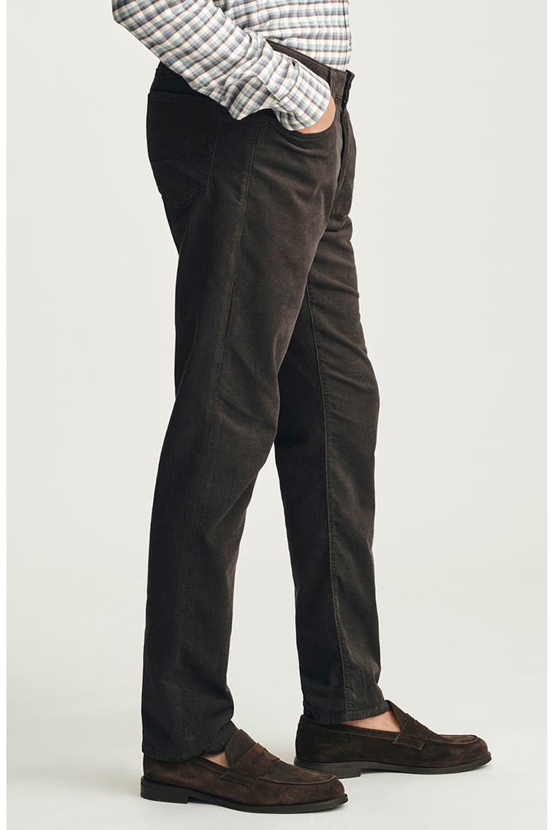 Courage Straight Leg Twill Pants, Alternate, color, BROWN DIAGONAL LUXE