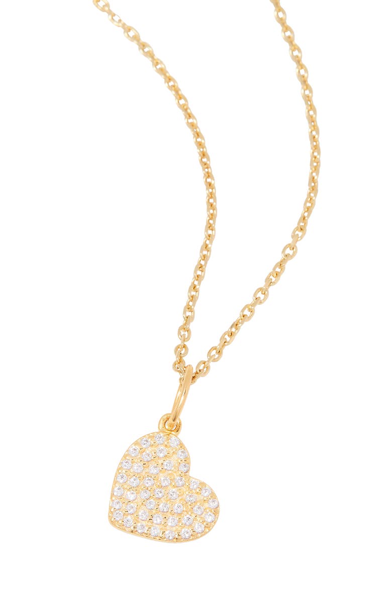Brook and York Adeline Heart Pendant Necklace, Alternate, color, Gold