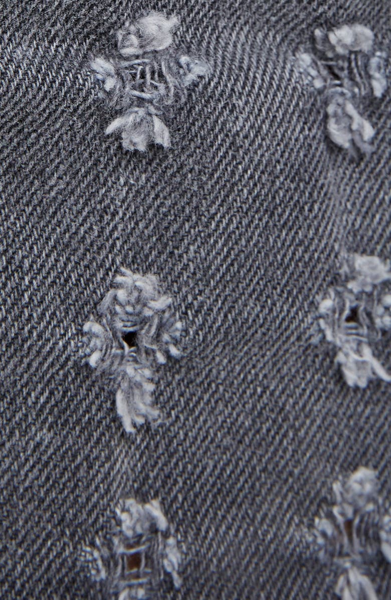 Isabel Marant Étoile Ripped Denim Shorts, Alternate, color, 