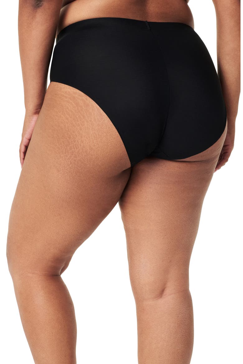 SPANXshape™ Sheer Control Bikini, Alternate, color, VERY BLACK