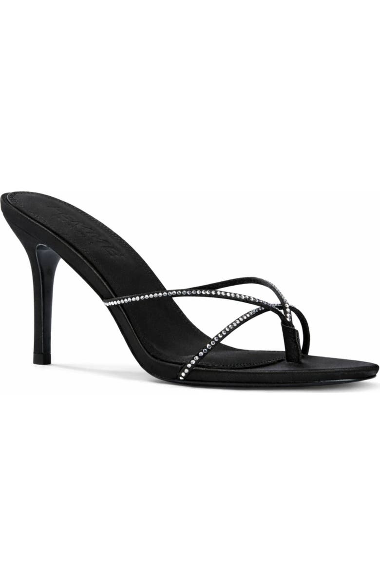 FEMME Sicilian Crystal Mule, Alternate, color, Noir Crystal