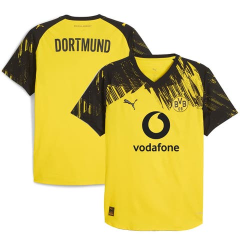 Men's Puma Yellow Borussia Dortmund 2025/26  Authentic Jersey