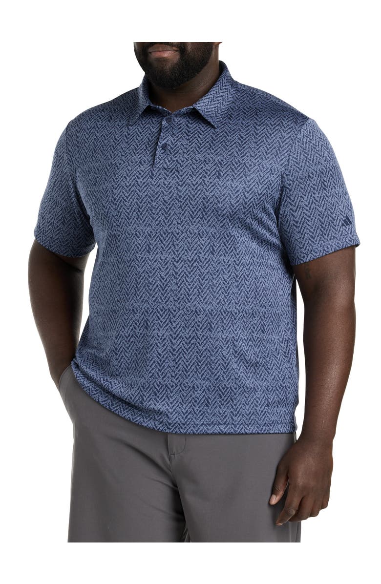 adidas Big 
Tall Fairway Jacquard Polo Shirt, Main, color, 