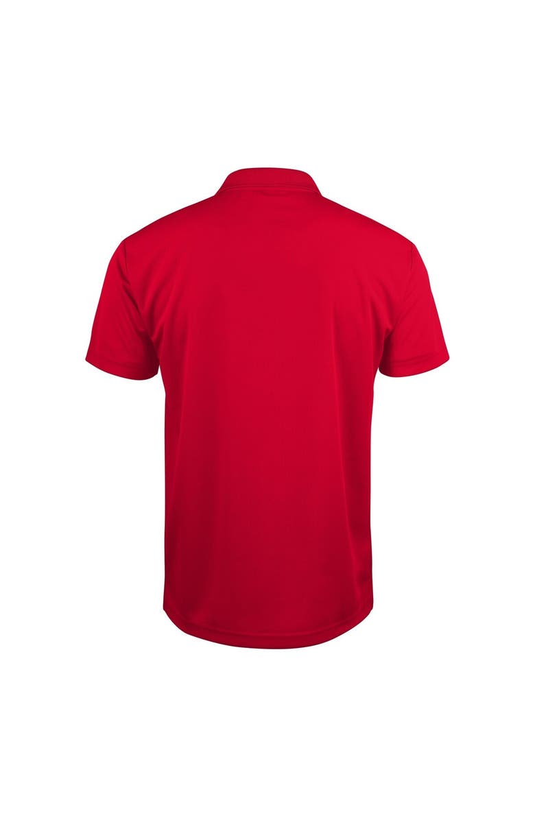 Cutter & Buck Men's Cutter & Buck  Red Birmingham Barons  Clique Spin Eco Performance Pique Polo, Alternate, color, 