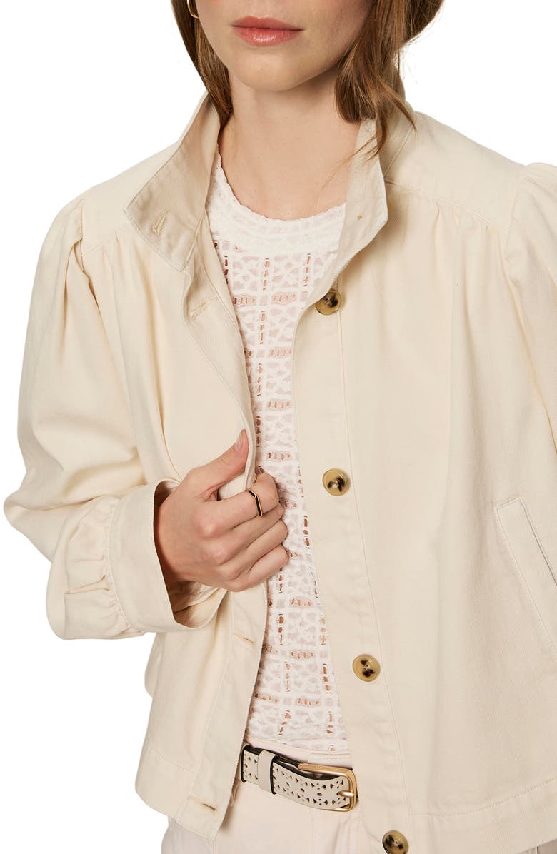 Sanctuary Charlotte Twill Jacket, Alternate, color, Collagen White