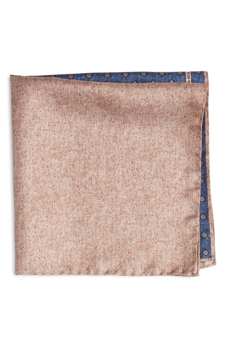 Nordstrom Four Panel Silk Pocket Square, Main, color,