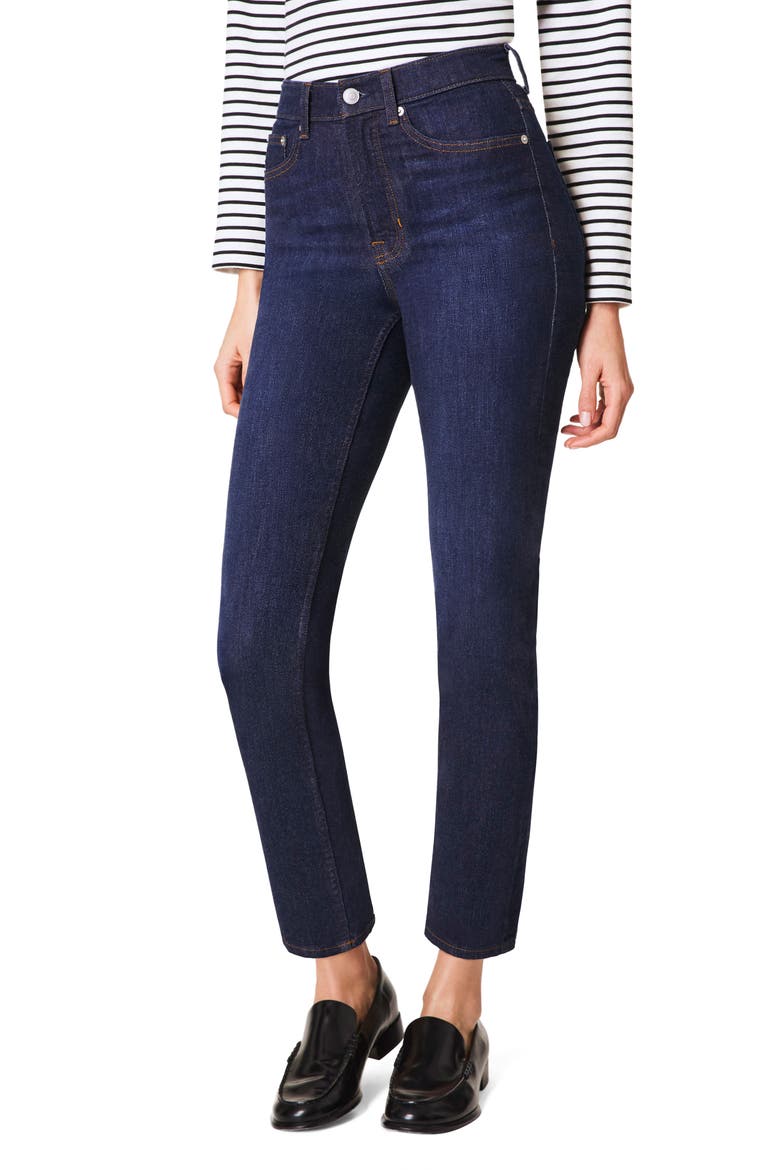 SPANXsculpt™ ReDefine Slim Straight Leg Jeans, Main, color, DARK INDIGO