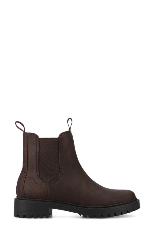 Journee Collection Blanche Chelsea Boot In Burgundy