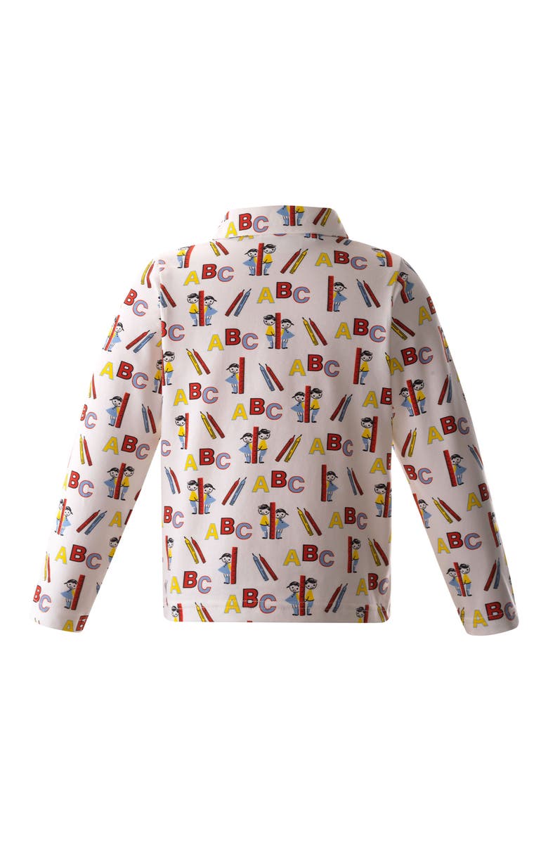 Rachel Riley ABC Polo Shirt, Alternate, color, Red